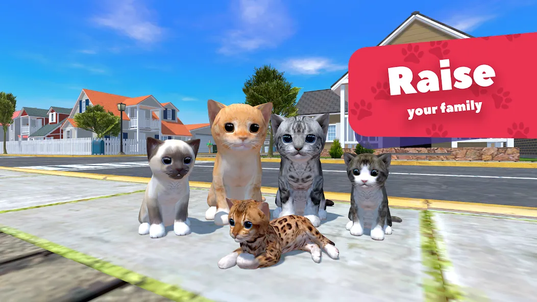 Cat Simulator - Animal Life [MOD: безлимитные монеты и разблокированы все коты] Screenshot 1