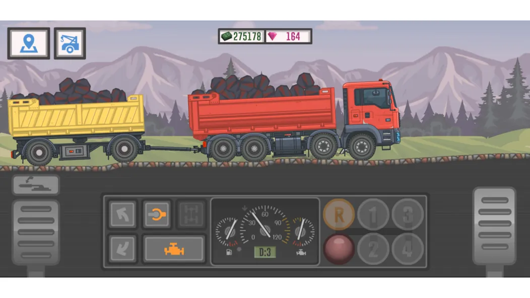Trucker and Trucks [MOD: много денег и все грузовики открыты] Screenshot 1