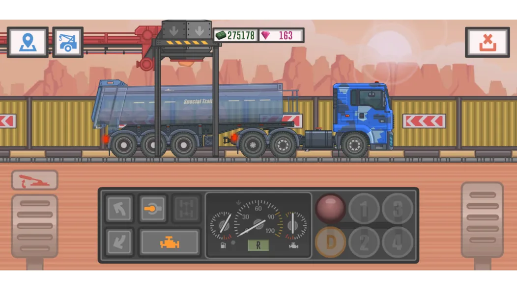 Trucker and Trucks [MOD: много денег и все грузовики открыты] Screenshot 2