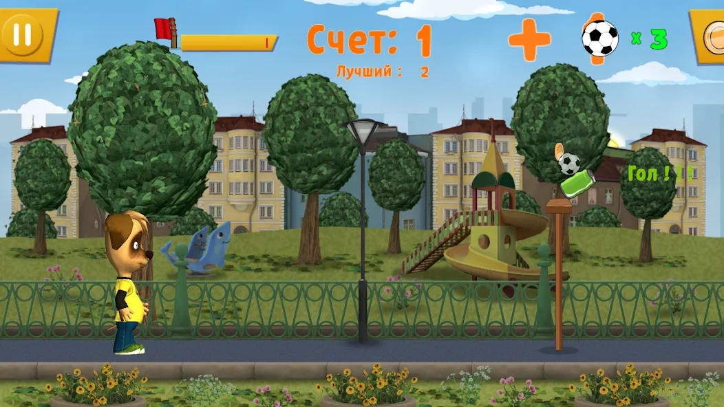 Pooches: Street Soccer [MOD: безлимитные деньги и быстрый прогресс] Screenshot 1