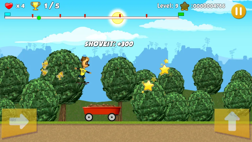 Pooches: Skateboard [MOD: много денег и бонусов] Screenshot 5