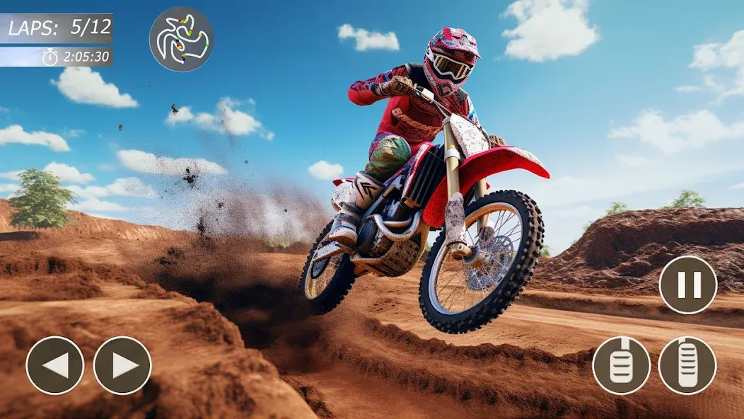 MX Bikes: Motocross Dirt bikes [MOD: безлимитные деньги и открытые байки] Screenshot 2