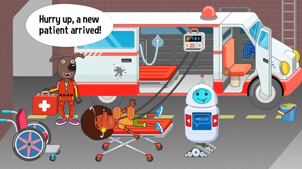 Pepi Hospital: Learn &amp; Care [MOD: открыты все локации и персонажи] Screenshot 1