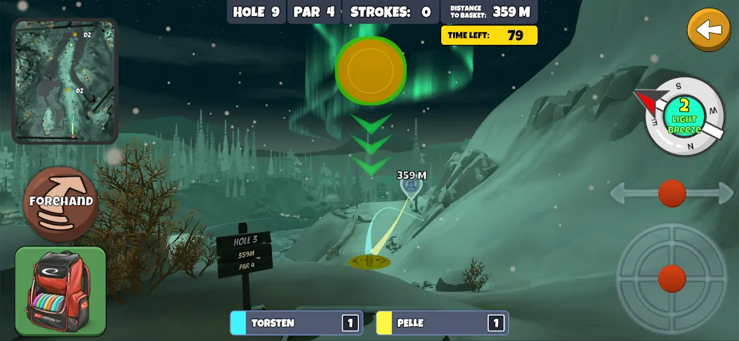 Disc Golf Valley [MOD: безлимитные диски и открыты все поля] Screenshot 2