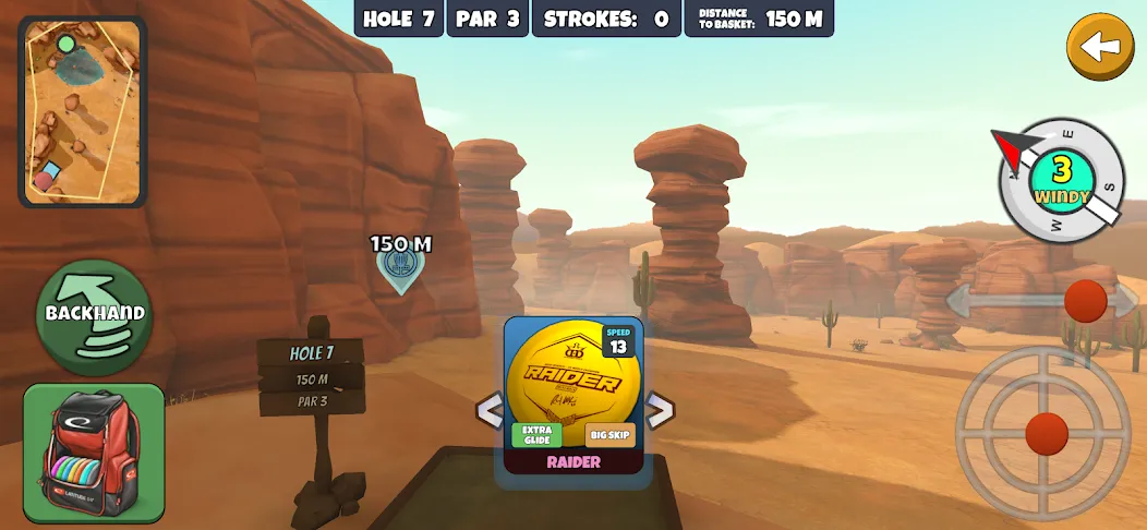 Disc Golf Valley [MOD: безлимитные диски и открыты все поля] Screenshot 4