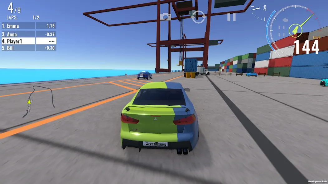 First Racer [MOD: безлимитные деньги и ускорение машин] Screenshot 3
