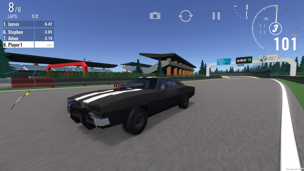 First Racer [MOD: безлимитные деньги и ускорение машин] Screenshot 5