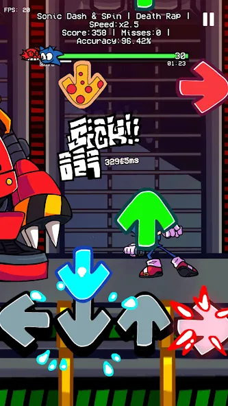 Dashin Spin Rhythm Battle [MOD: безлимитные монеты и все уровни] Screenshot 1