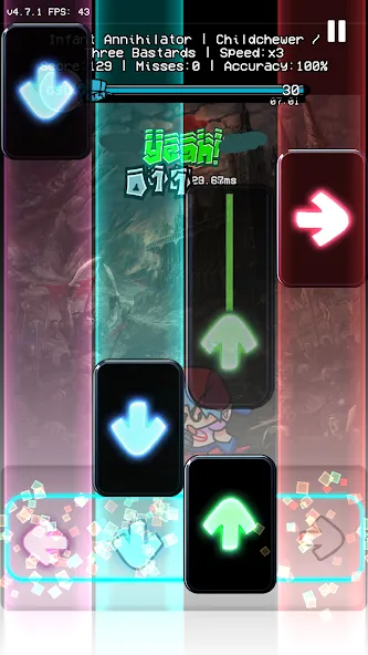 OsuAnime Bling Bang Bang Born [MOD: открыты все песни и скины] Screenshot 2