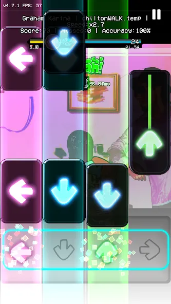 OsuAnime Bling Bang Bang Born [MOD: открыты все песни и скины] Screenshot 3