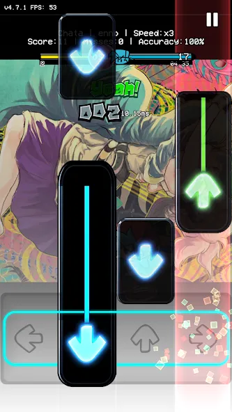 OsuAnime Bling Bang Bang Born [MOD: открыты все песни и скины] Screenshot 4