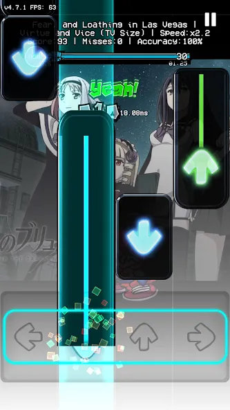 OsuAnime Bling Bang Bang Born [MOD: открыты все песни и скины] Screenshot 5