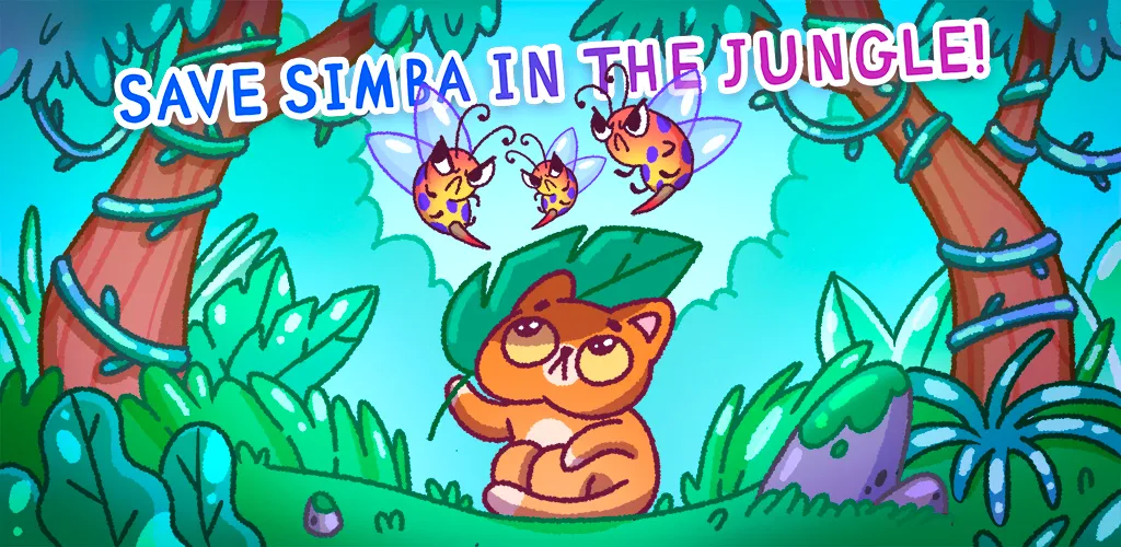 Save Simbachka [MOD: безлимитные монеты и открытые уровни] Screenshot 1