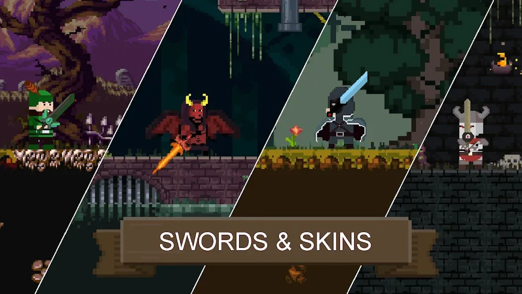 Rune Sword: Action Platformer [MOD: безлимитные деньги и энергия] Screenshot 5