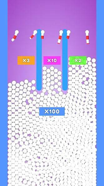 Balls and Ropes: Cut 'n Bounce [MOD: безлимитные монеты и подсказки] Screenshot 3