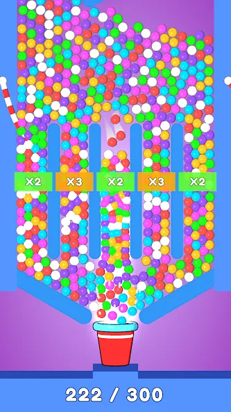 Balls and Ropes: Cut 'n Bounce [MOD: безлимитные монеты и подсказки] Screenshot 4