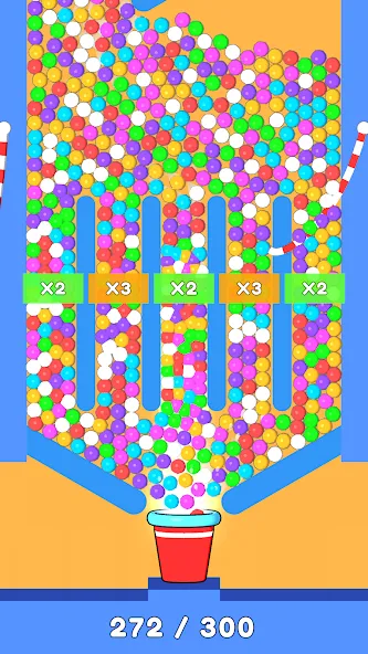Balls and Ropes: Cut 'n Bounce [MOD: безлимитные монеты и подсказки] Screenshot 5