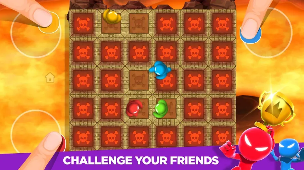 Stickman Party 2 3 4 MiniGames [MOD: много мини-игр без ограничений] Screenshot 4