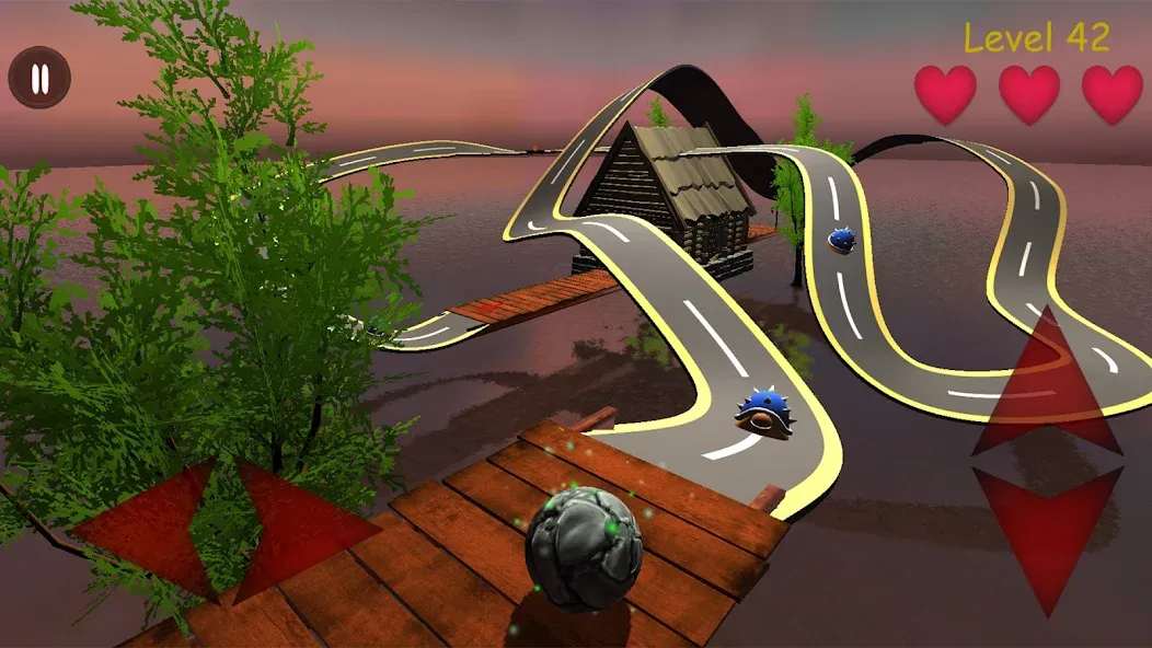 Imbalance: Ball Balancing Game [MOD: без рекламы и все уровни открыты] Screenshot 1