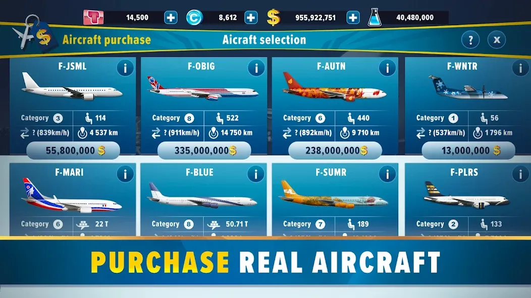 Airlines Manager: Plane Tycoon [MOD: безлимитные деньги и все самолеты открыты] Screenshot 3