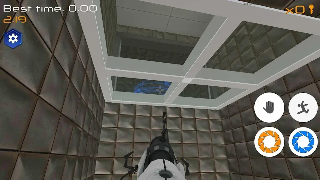 Portal Maze 2 game 3D aperture [MOD: бесконечные подсказки и уровни] Screenshot 2