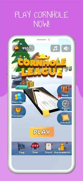 Cornhole 3D: Nations League [MOD: безлимитные монеты и открыты все страны] Screenshot 1