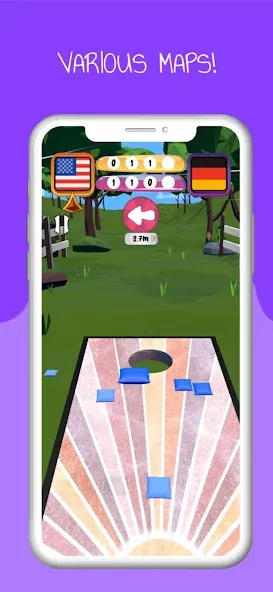 Cornhole 3D: Nations League [MOD: безлимитные монеты и открыты все страны] Screenshot 2