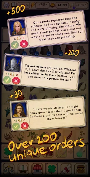 Potion shop: Alchemy Simulator [MOD: безлимитные деньги и ресурсы] Screenshot 2