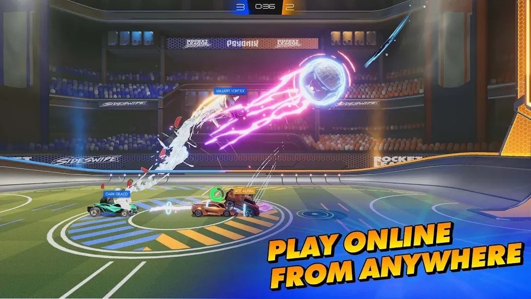 Rocket League Sideswipe [MOD: бесконечные деньги и все машины] Screenshot 1