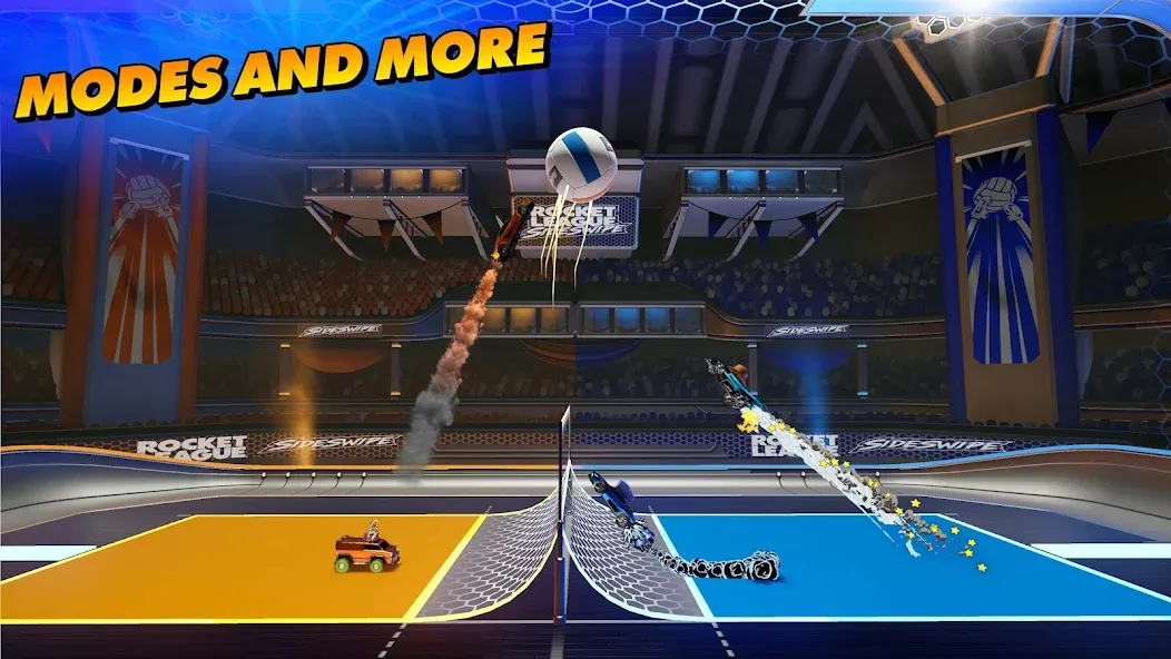 Rocket League Sideswipe [MOD: бесконечные деньги и все машины] Screenshot 4