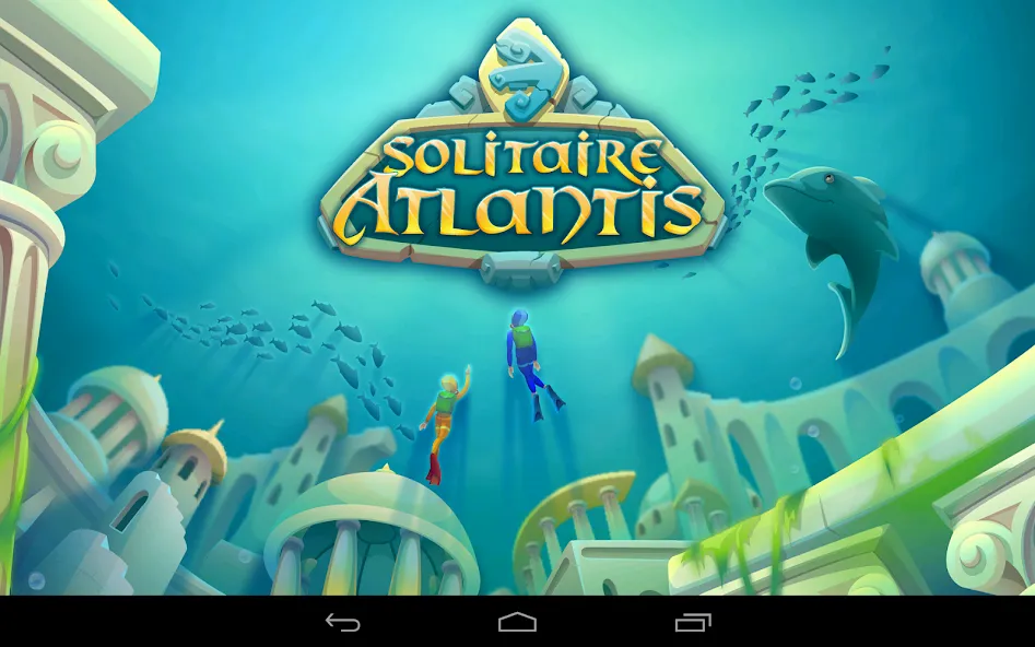 Solitaire Atlantis [MOD: безлимитные монеты и все уровни] Screenshot 5