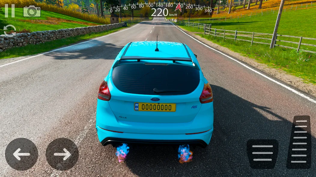 Drive Ford Focus RS Simulator [MOD: безлимитные деньги и топливо] Screenshot 1
