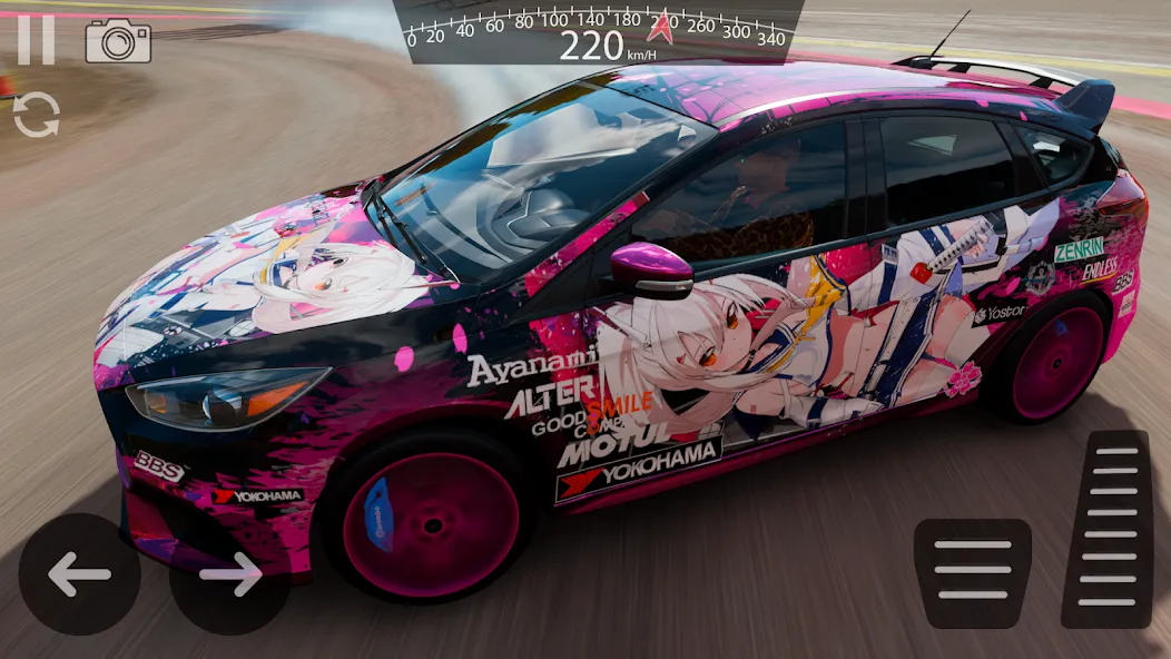 Drive Ford Focus RS Simulator [MOD: безлимитные деньги и топливо] Screenshot 2