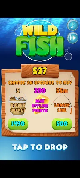 Wild Fish [MOD: много денег и ресурсов] Screenshot 1