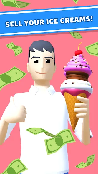 Ice Cream Inc. ASMR, DIY Games [MOD: безлимитные деньги и все рецепты открыты] Screenshot 2
