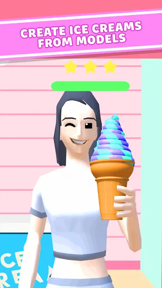 Ice Cream Inc. ASMR, DIY Games [MOD: безлимитные деньги и все рецепты открыты] Screenshot 3
