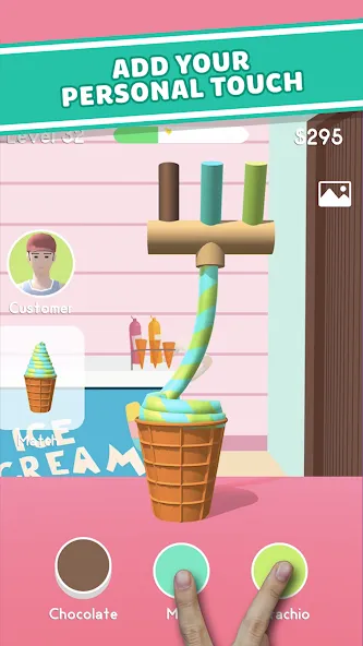 Ice Cream Inc. ASMR, DIY Games [MOD: безлимитные деньги и все рецепты открыты] Screenshot 5