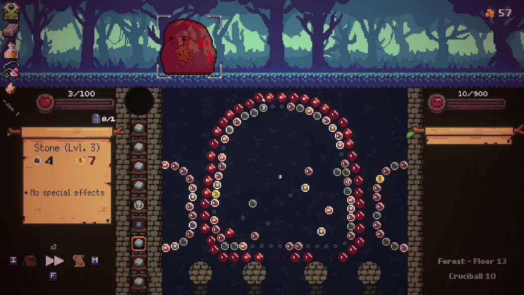 Peglin - A Pachinko Roguelike [MOD: безлимитные деньги и все улучшения] Screenshot 3
