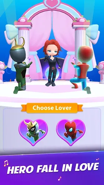 Universe Hero 3D - Music&amp;Swing [MOD: безлимитные монеты и все песни] Screenshot 1