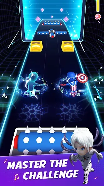 Universe Hero 3D - Music&amp;Swing [MOD: безлимитные монеты и все песни] Screenshot 5