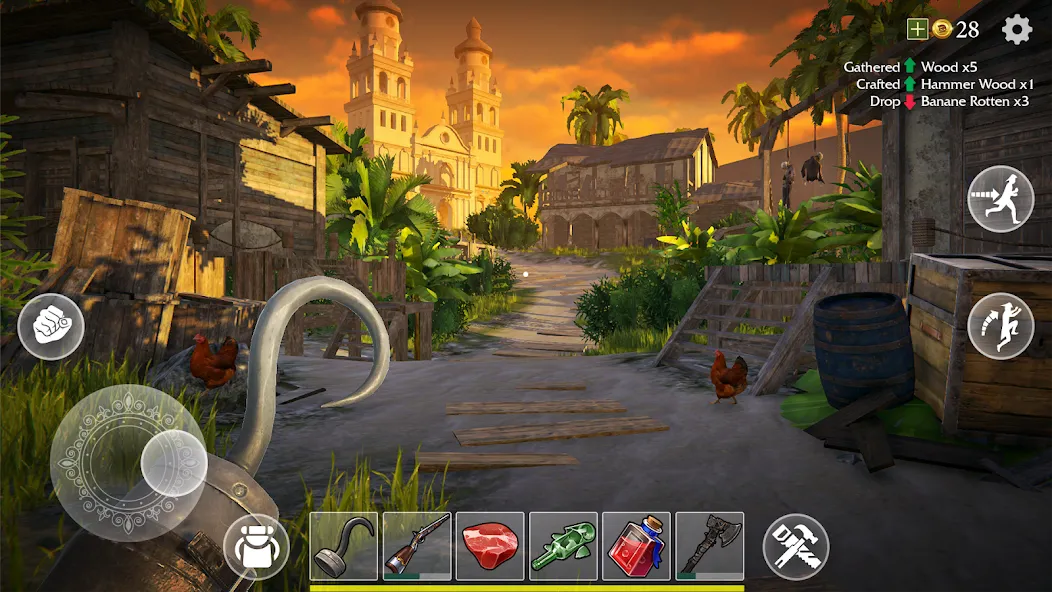 Last Pirate: Survival Island [MOD: безлимитные ресурсы и здоровье] Screenshot 4