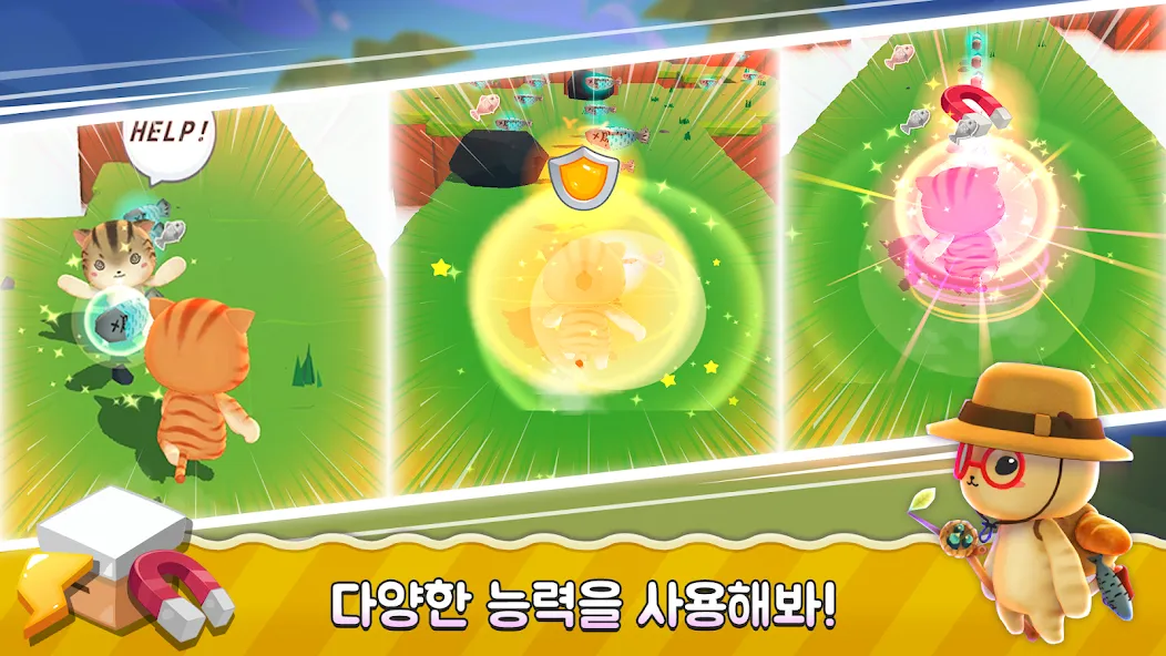 Super Cats Run [MOD: безлимитные монеты и жизни] Screenshot 3