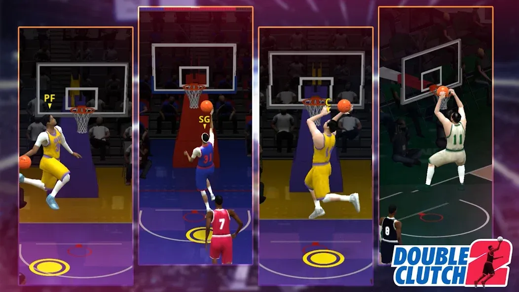 DoubleClutch 2 : Basketball [MOD: безлимитные деньги и все команды открыты] Screenshot 2