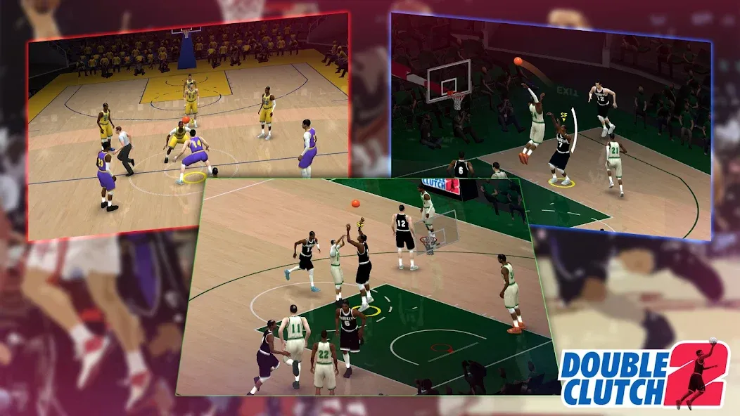 DoubleClutch 2 : Basketball [MOD: безлимитные деньги и все команды открыты] Screenshot 4