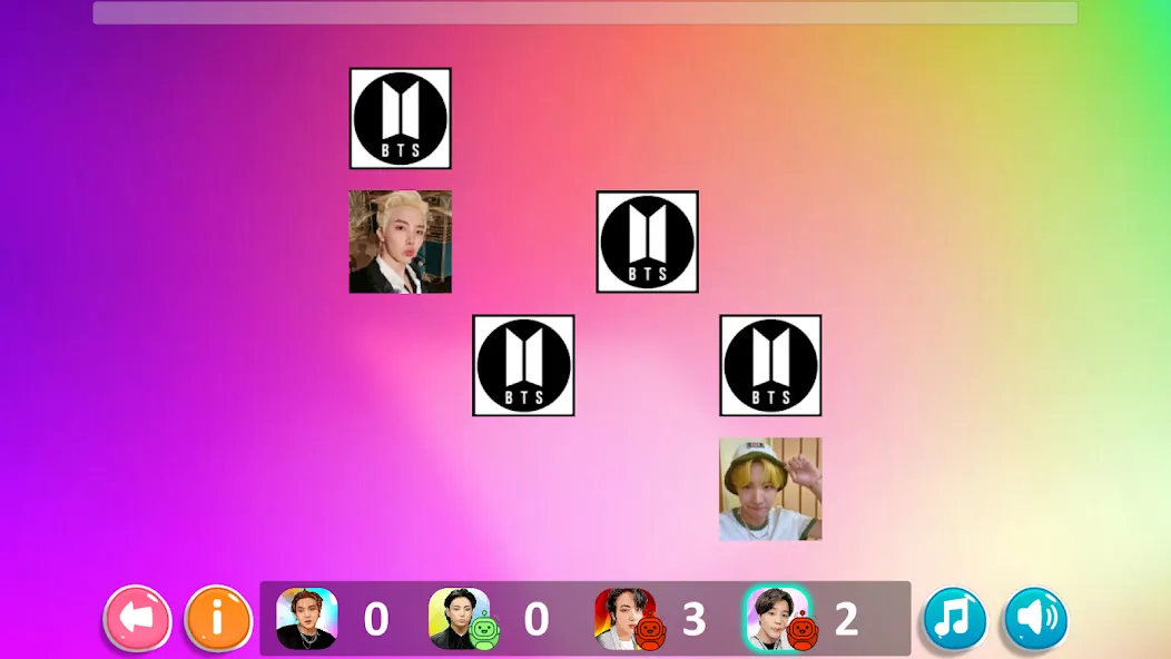Bangtan Memory [MOD: безлимитные подсказки и жизни] Screenshot 4