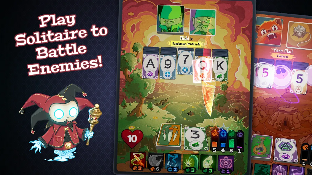 Solitairica [MOD: безлимитные монеты и открыты все карты] Screenshot 1