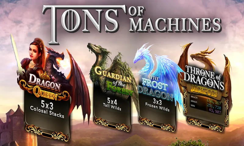 Slots Dragon Machine [MOD: безлимитные монеты и бесплатные вращения] Screenshot 3