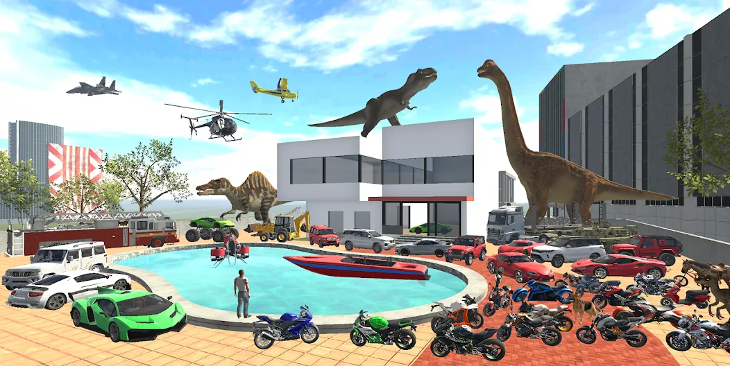 Indian Bikes Driving 3D [MOD: безлимитные деньги и все байки открыты] Screenshot 1