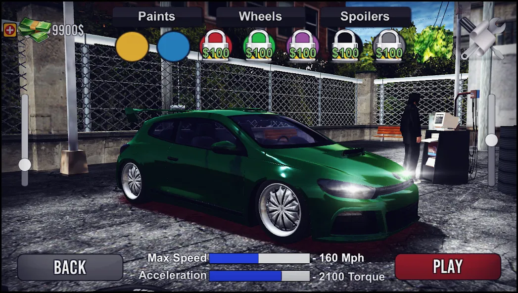 206 Drift Simulator [MOD: безлимитные деньги и топовые машины] Screenshot 3