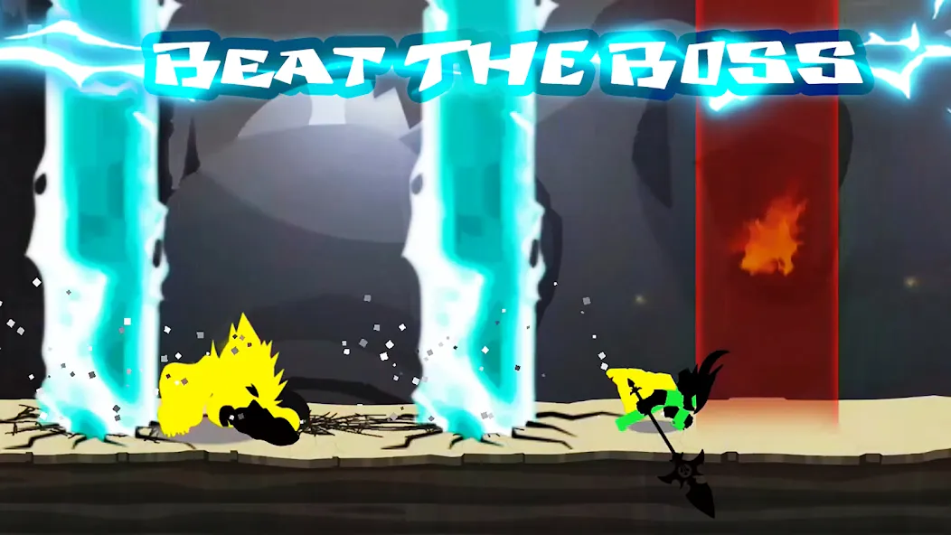 Stickman The Flash [MOD: много денег и мощное оружие] Screenshot 2